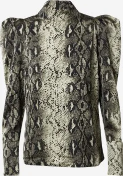 Blouseshirts Blouse Gina Dames Olijfgroen