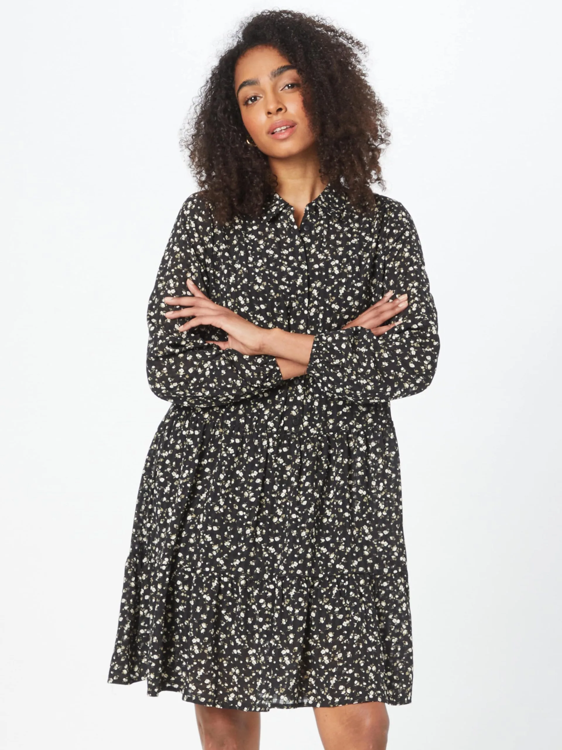 MOSS COPENHAGEN Blousejurken Blousejurk Oceann Dames Zwart 3 MOSS COPENHAGEN Blousejurken Blousejurk Oceann Dames Zwart - Afbeelding 3