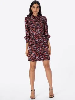 Blousejurken Blousejurk MADDIE Dames Vuurrood / Lichtrood / Zwart 9 Blousejurken Blousejurk MADDIE Dames Vuurrood / Lichtrood / Zwart -Moss Copenhagen Verkoop d536f5da3e6f6f076726764d8b5d3884