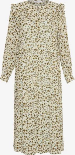 MOSS COPENHAGEN Maxi Jurken Jurk Adalia Rikkelie Dames Crème