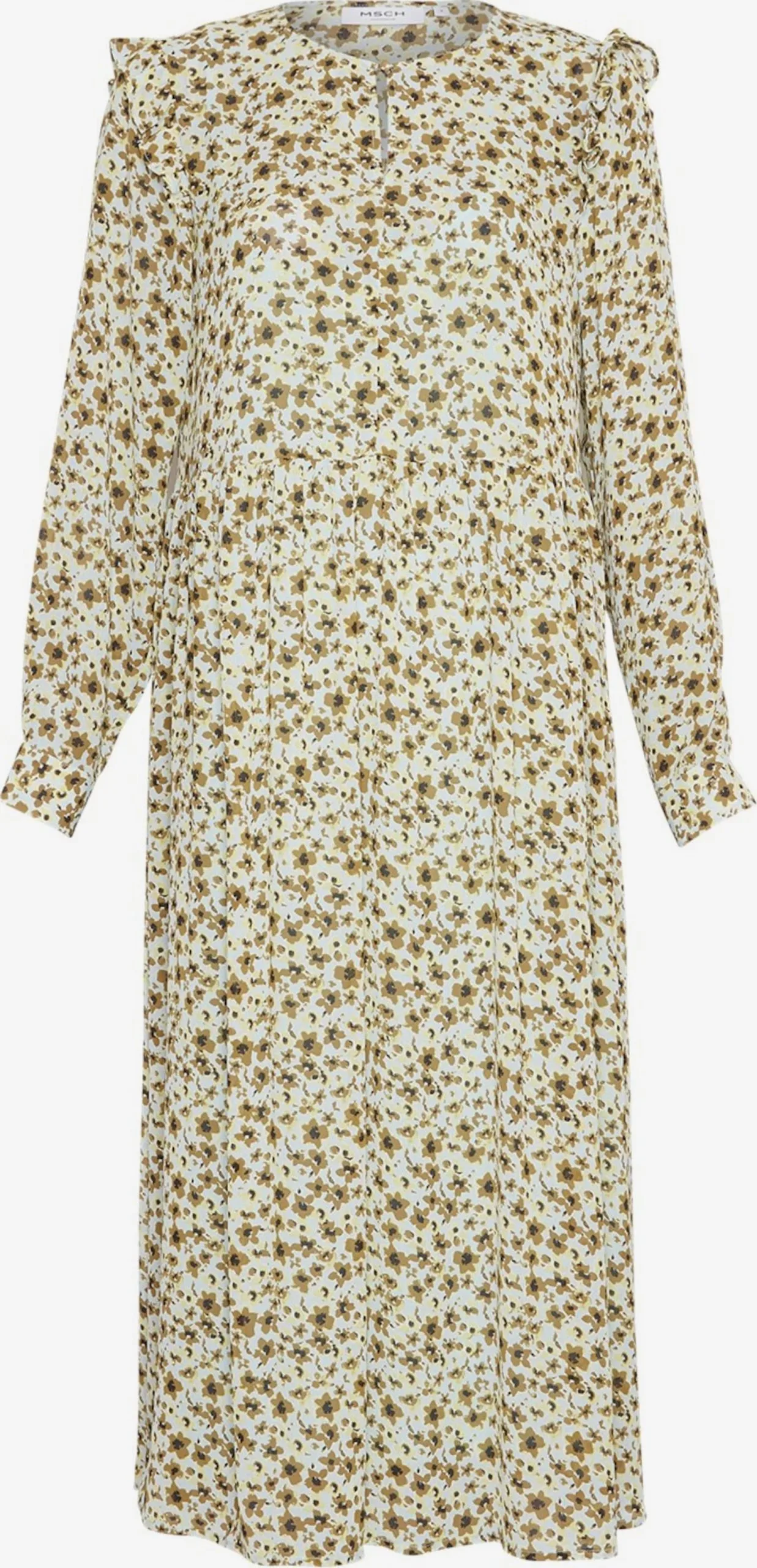 MOSS COPENHAGEN Maxi Jurken Jurk Adalia Rikkelie Dames Crème 1 MOSS COPENHAGEN Maxi Jurken Jurk Adalia Rikkelie Dames Crème