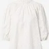 Blouses Met Korte Mouw Blouse Ellis Dames Natuurwit
