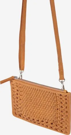 Schoudertasjes Schoudertas Fina Dames Karamel