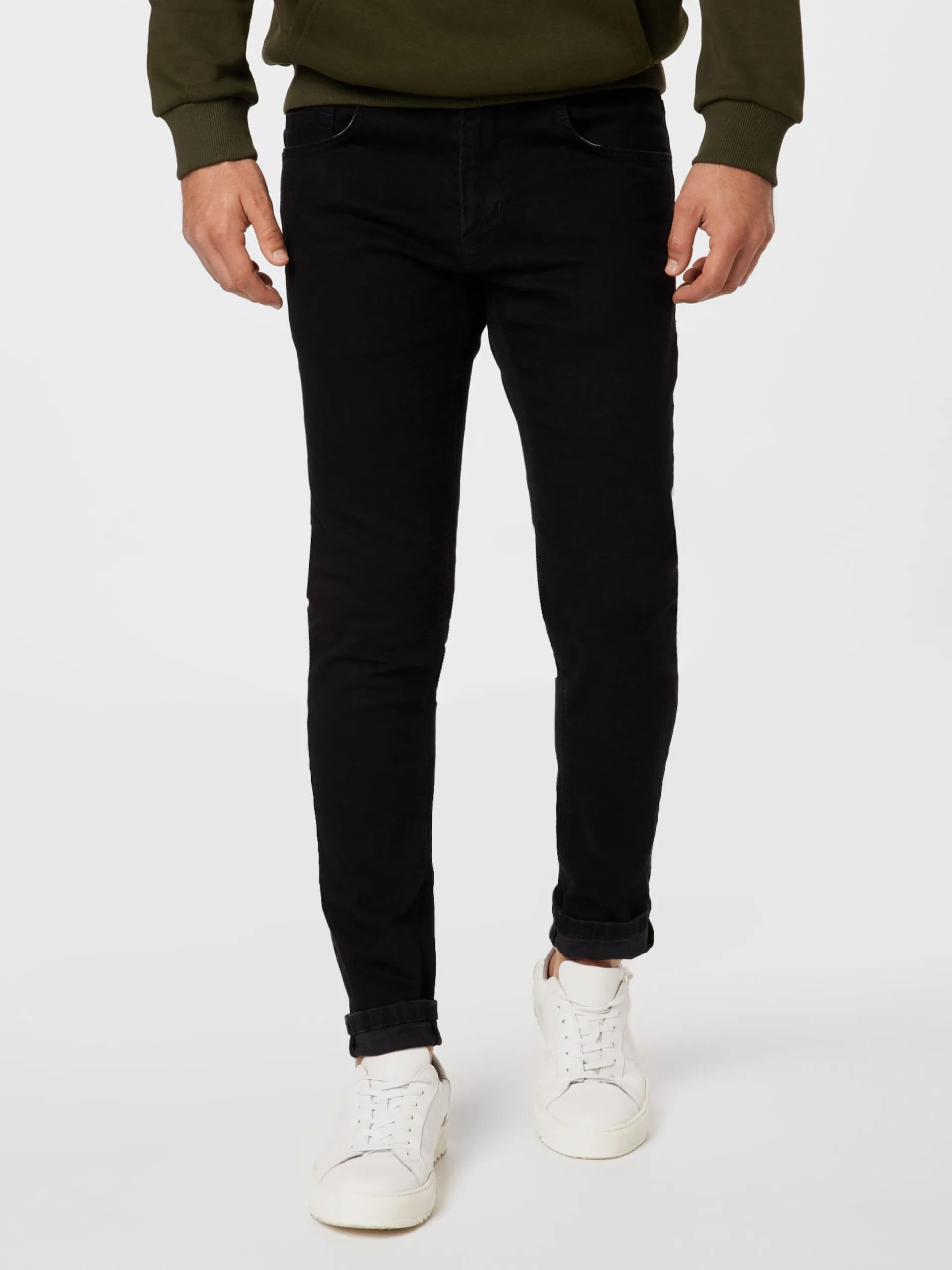 Jeans Slimfit Jeans David Heren Zwart 3 Jeans Slimfit Jeans David Heren Zwart - Afbeelding 3