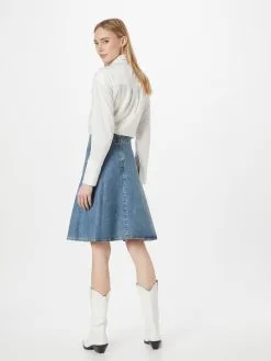 Mini Rokken Rok Dames Blauw 8 Mini Rokken Rok Dames Blauw -Moss Copenhagen Verkoop dcca1eafc1bb2de1df8e95f02d28ed45