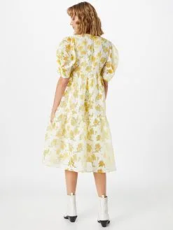 Midi Jurken Jurk SAGA Dames Geel / Mosterd / Pasteelgeel 8 Midi Jurken Jurk SAGA Dames Geel / Mosterd / Pasteelgeel -Moss Copenhagen Verkoop dccfa0df22d6457bde9e56c9cc124f60