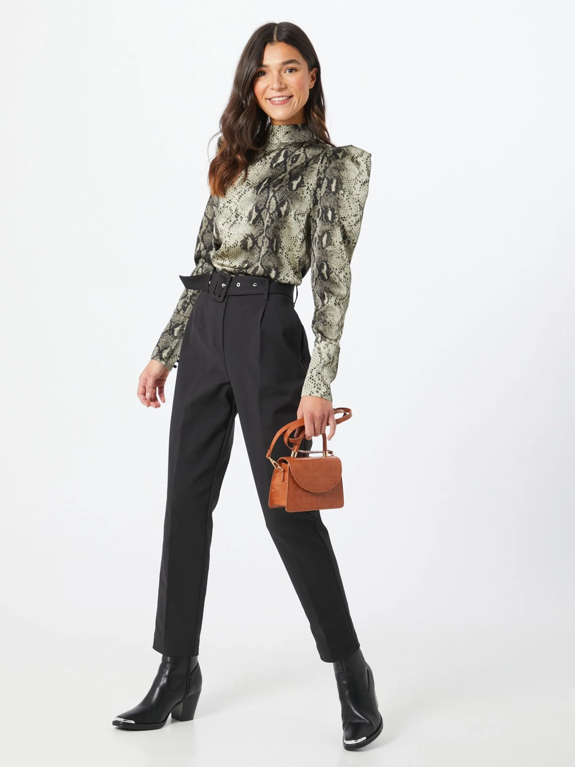 Blouseshirts Blouse Gina Dames Olijfgroen 4 Blouseshirts Blouse Gina Dames Olijfgroen - Afbeelding 4