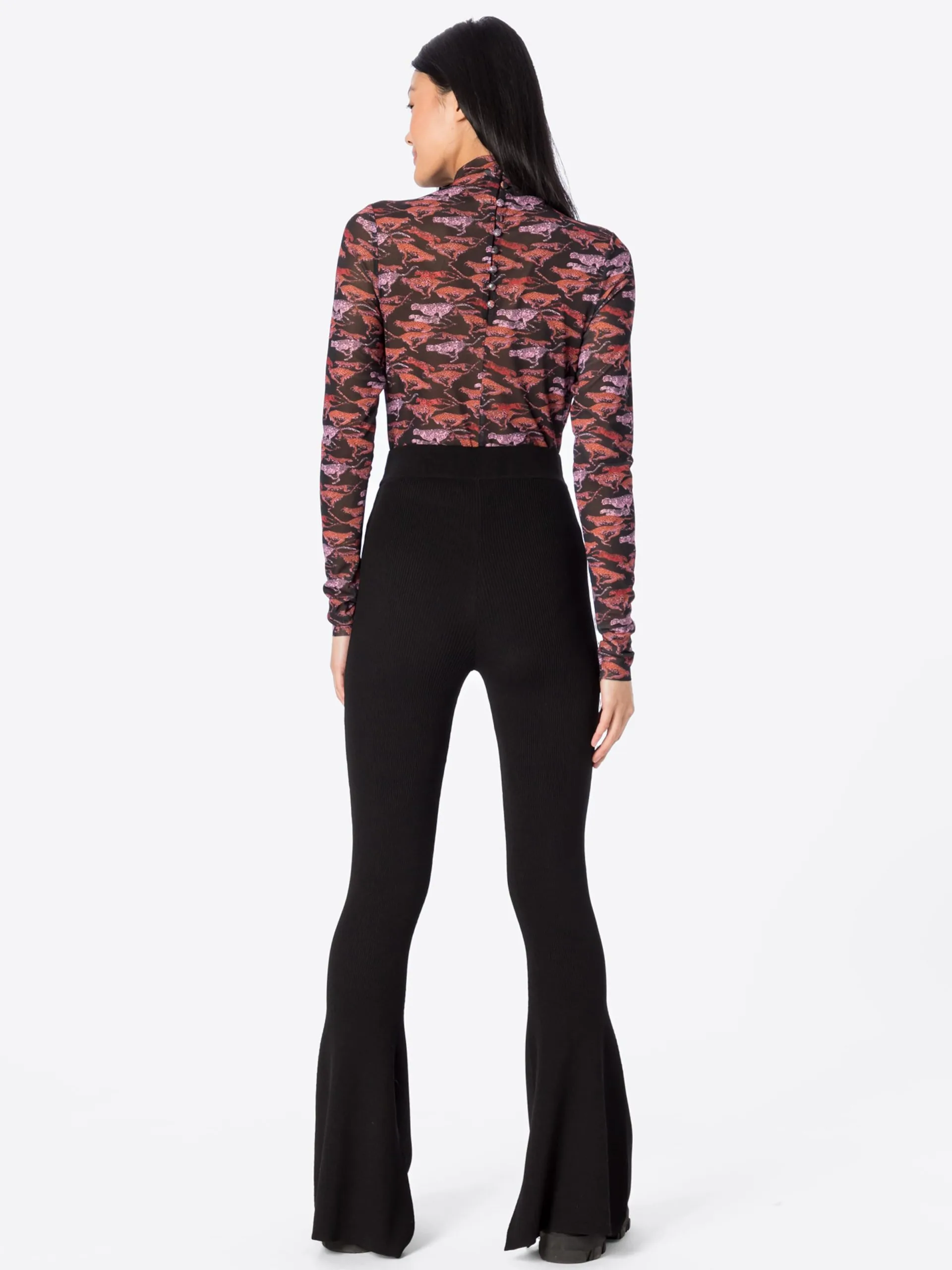 Shirts Shirt Body ARIEL Dames Zwart 4 Shirts Shirt Body ARIEL Dames Zwart - Afbeelding 4