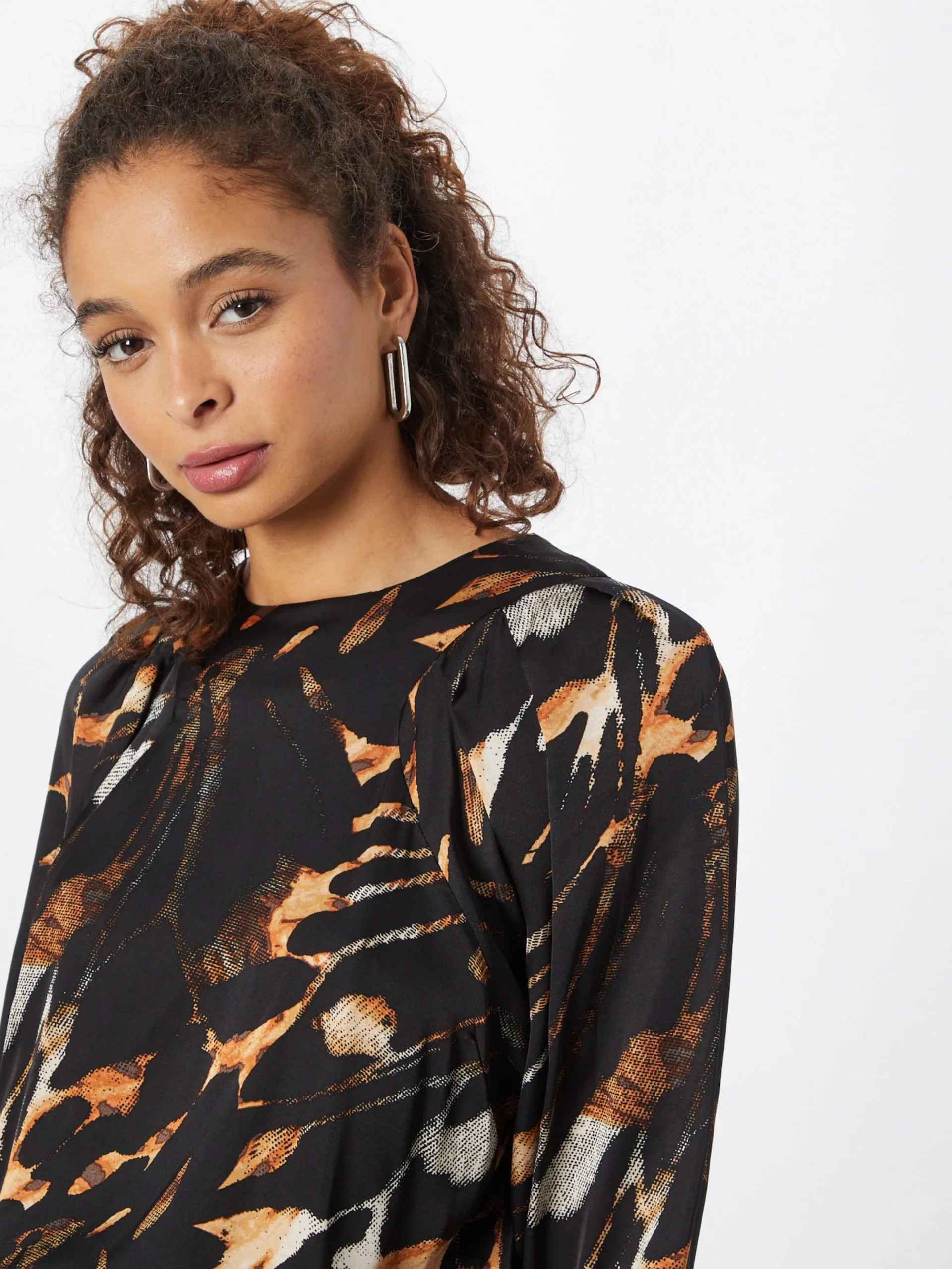 Blouseshirts Blouse BELMA Dames Zwart 2 Blouseshirts Blouse BELMA Dames Zwart - Afbeelding 2