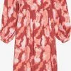 MOSS COPENHAGEN Midi Jurken Jurk Ladonna Dames Abrikoos / Kreeft / Lichtoranje