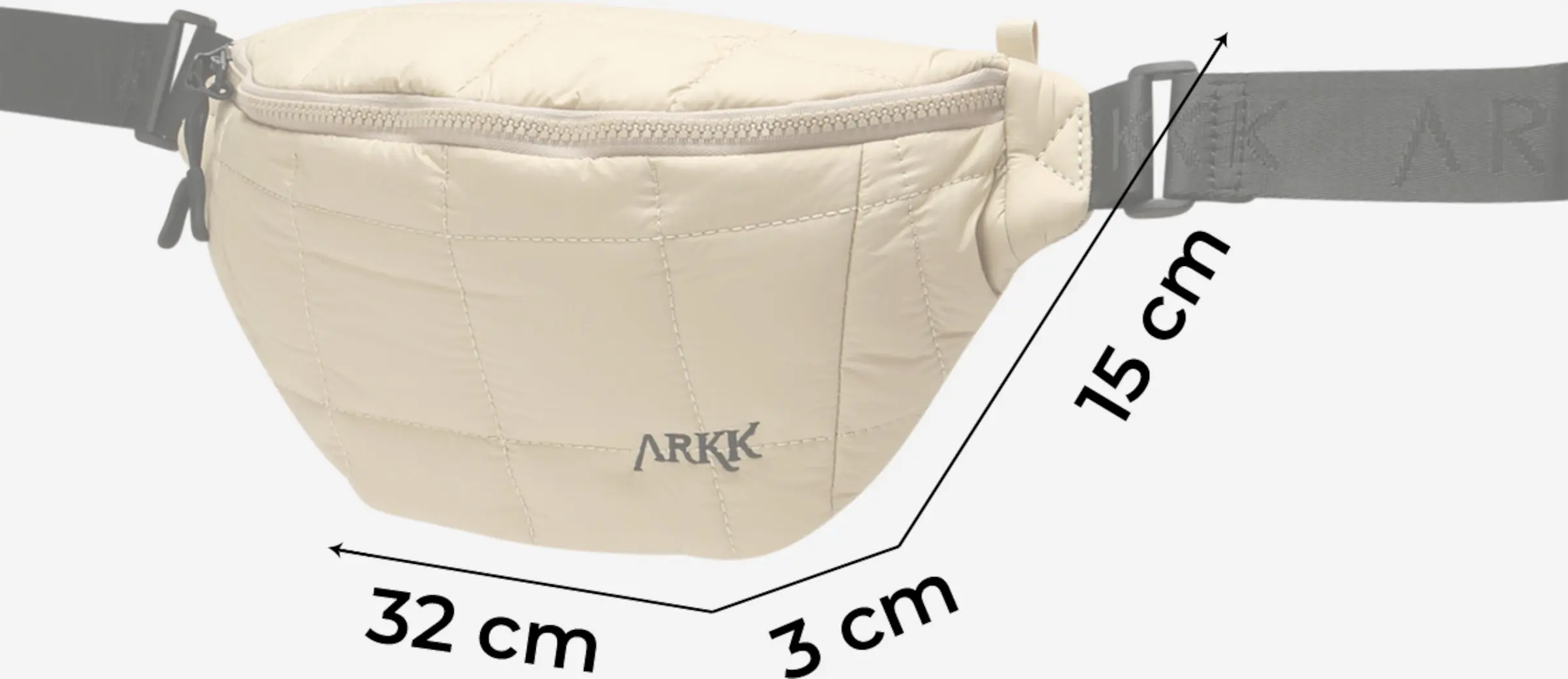 ARKK Copenhagen Heuptassen Heuptas Dames Sand 3 ARKK Copenhagen Heuptassen Heuptas Dames Sand - Afbeelding 3