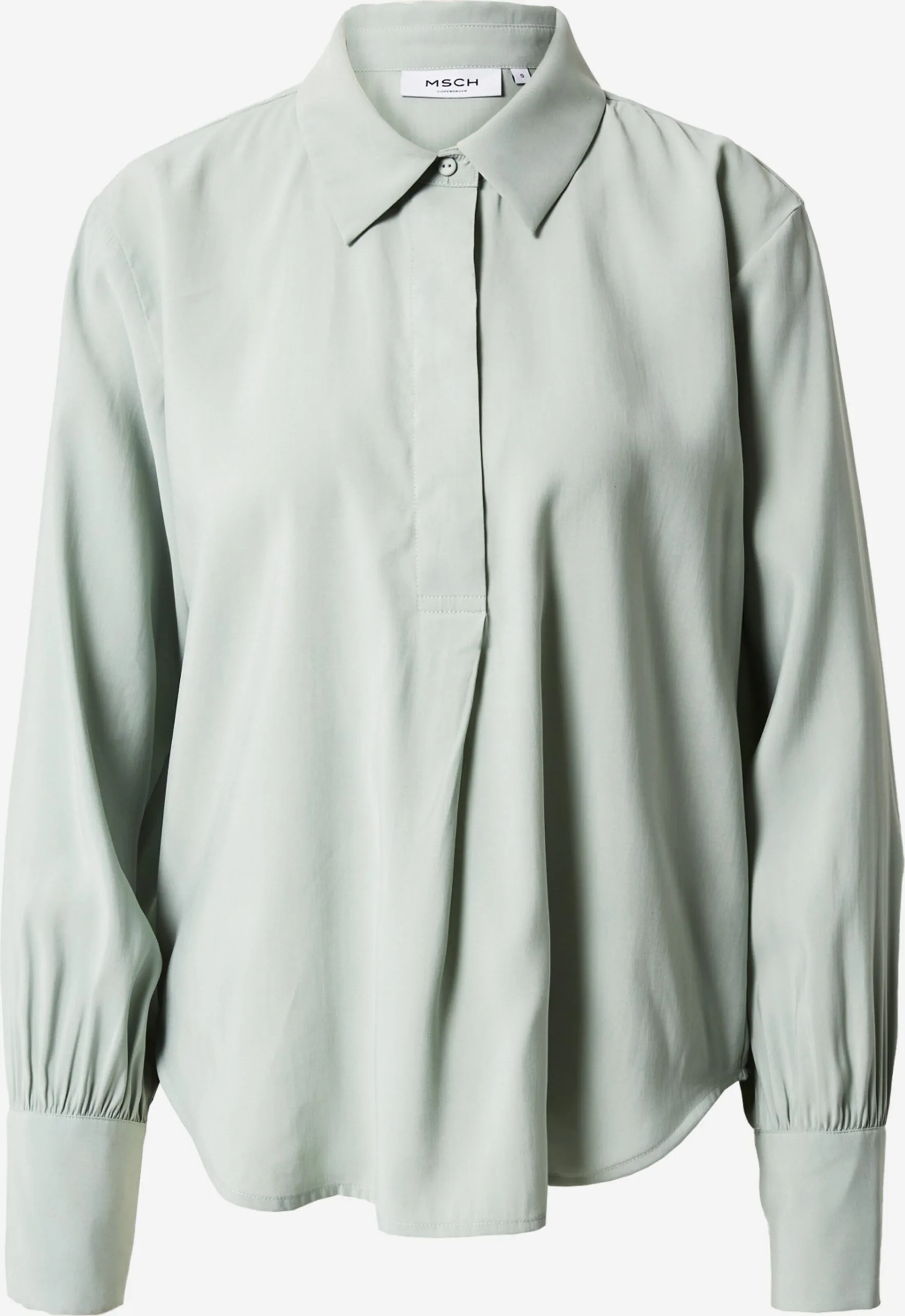 MOSS COPENHAGEN Overhemden Blouse Solila Dames Pastelgroen 1 MOSS COPENHAGEN Overhemden Blouse Solila Dames Pastelgroen