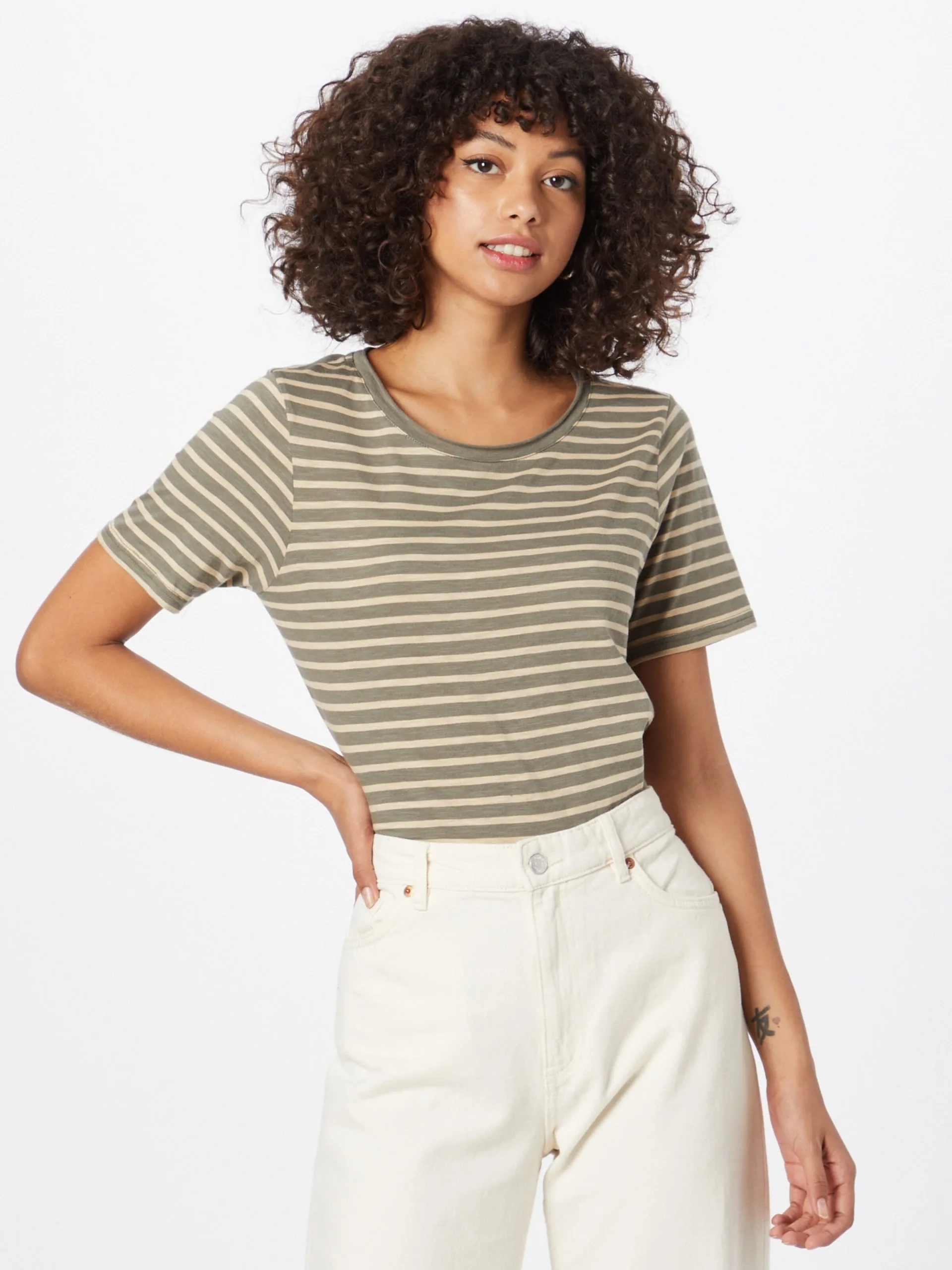 Coster Copenhagen T-shirts Shirt Dames Olijfgroen 3 Coster Copenhagen T-shirts Shirt Dames Olijfgroen - Afbeelding 3