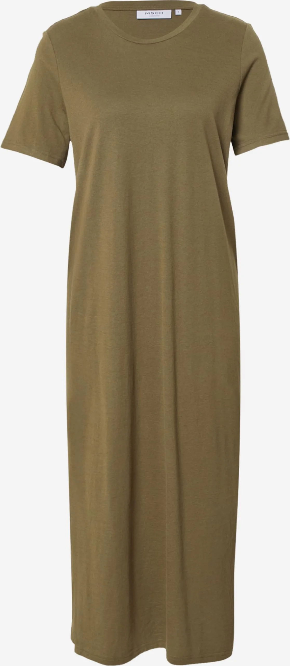 MOSS COPENHAGEN Jerseyjurken Jurk Liv Dames Olijfgroen 1 MOSS COPENHAGEN Jerseyjurken Jurk Liv Dames Olijfgroen