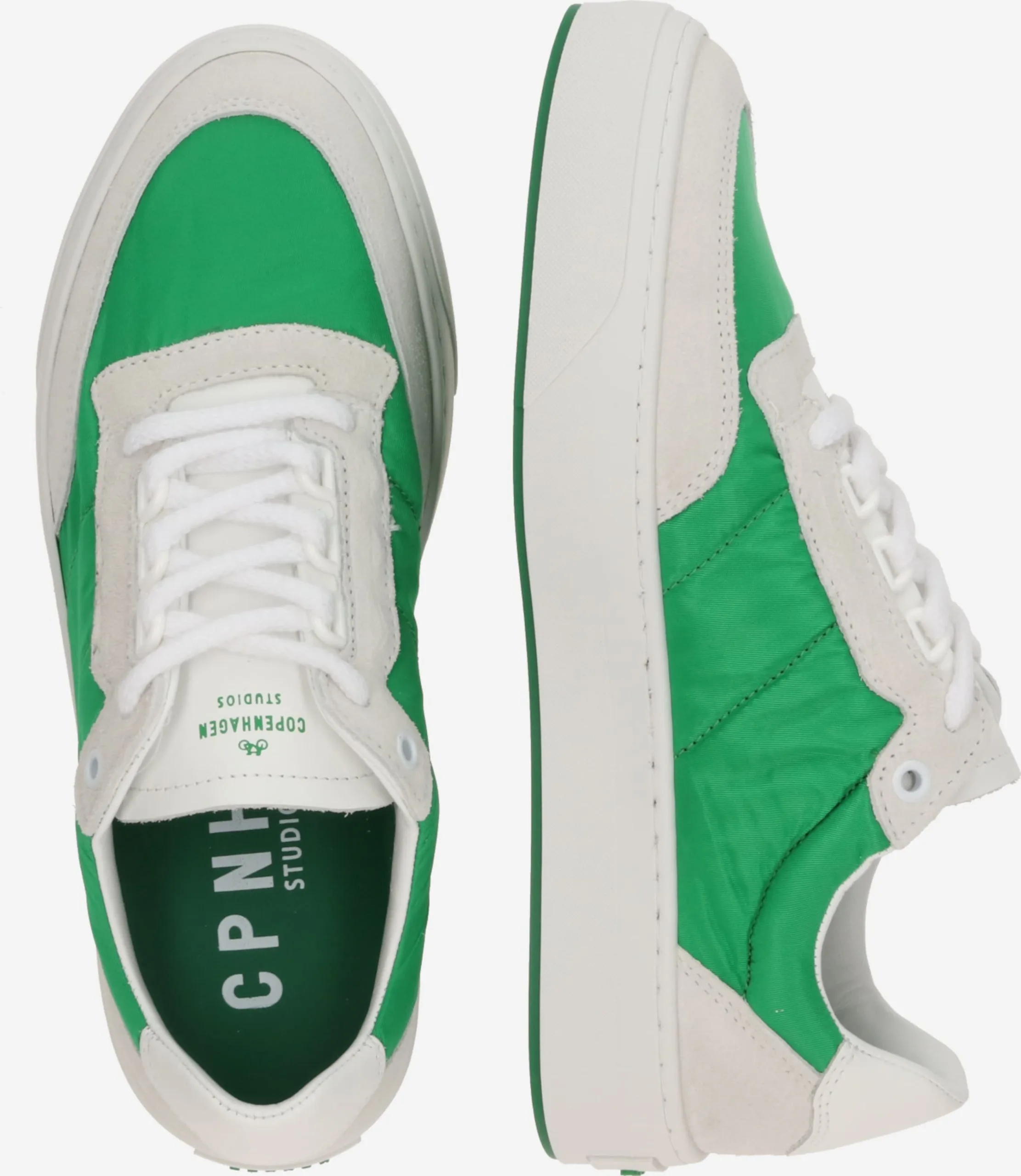 COPENHAGEN Casual Sneakers Sneakers Laag Dames Groen 2 COPENHAGEN Casual Sneakers Sneakers Laag Dames Groen - Afbeelding 2