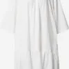 MOSS COPENHAGEN Blousejurken Blousejurk Dames Wit