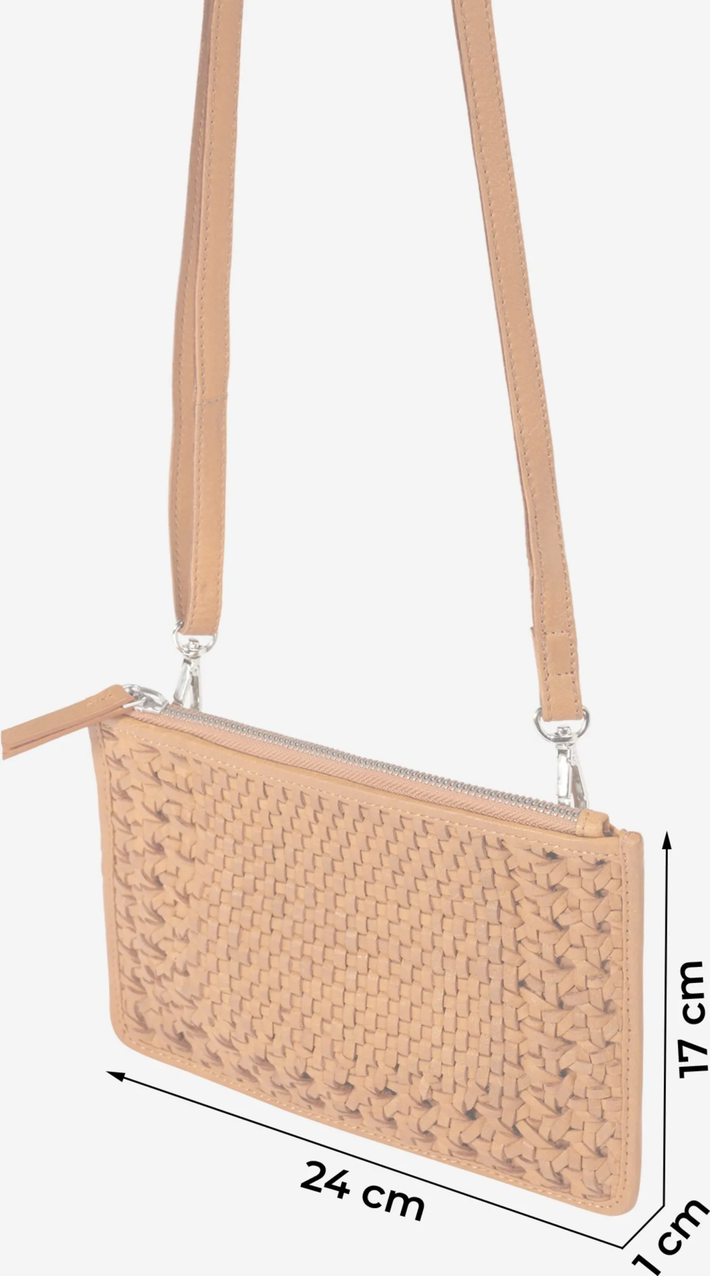 Schoudertasjes Schoudertas Fina Dames Karamel 2 Schoudertasjes Schoudertas Fina Dames Karamel - Afbeelding 2