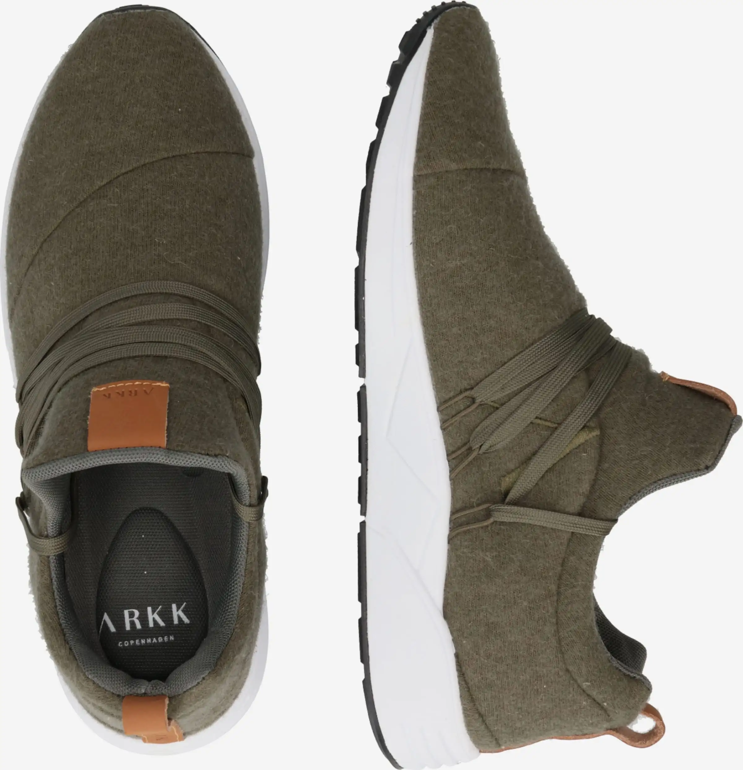 ARKK Copenhagen Slip-on Sneakers Slip-ons Raven Heren Bruin / Cognac 2 ARKK Copenhagen Slip-on Sneakers Slip-ons Raven Heren Bruin / Cognac - Afbeelding 2