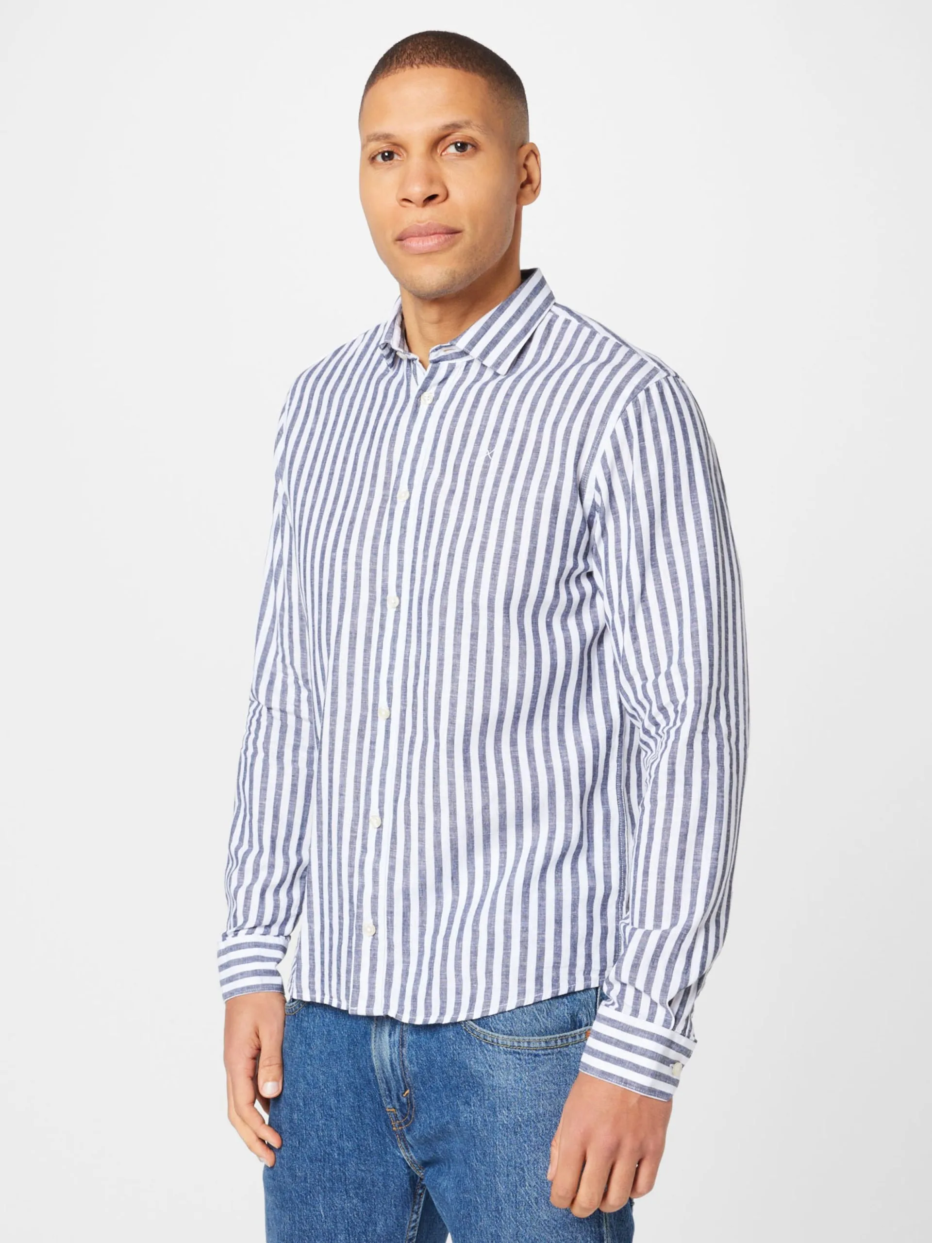 Casual Overhemden Regular Fit Overhemd Jamie Heren Marine 3 Casual Overhemden Regular Fit Overhemd Jamie Heren Marine - Afbeelding 3