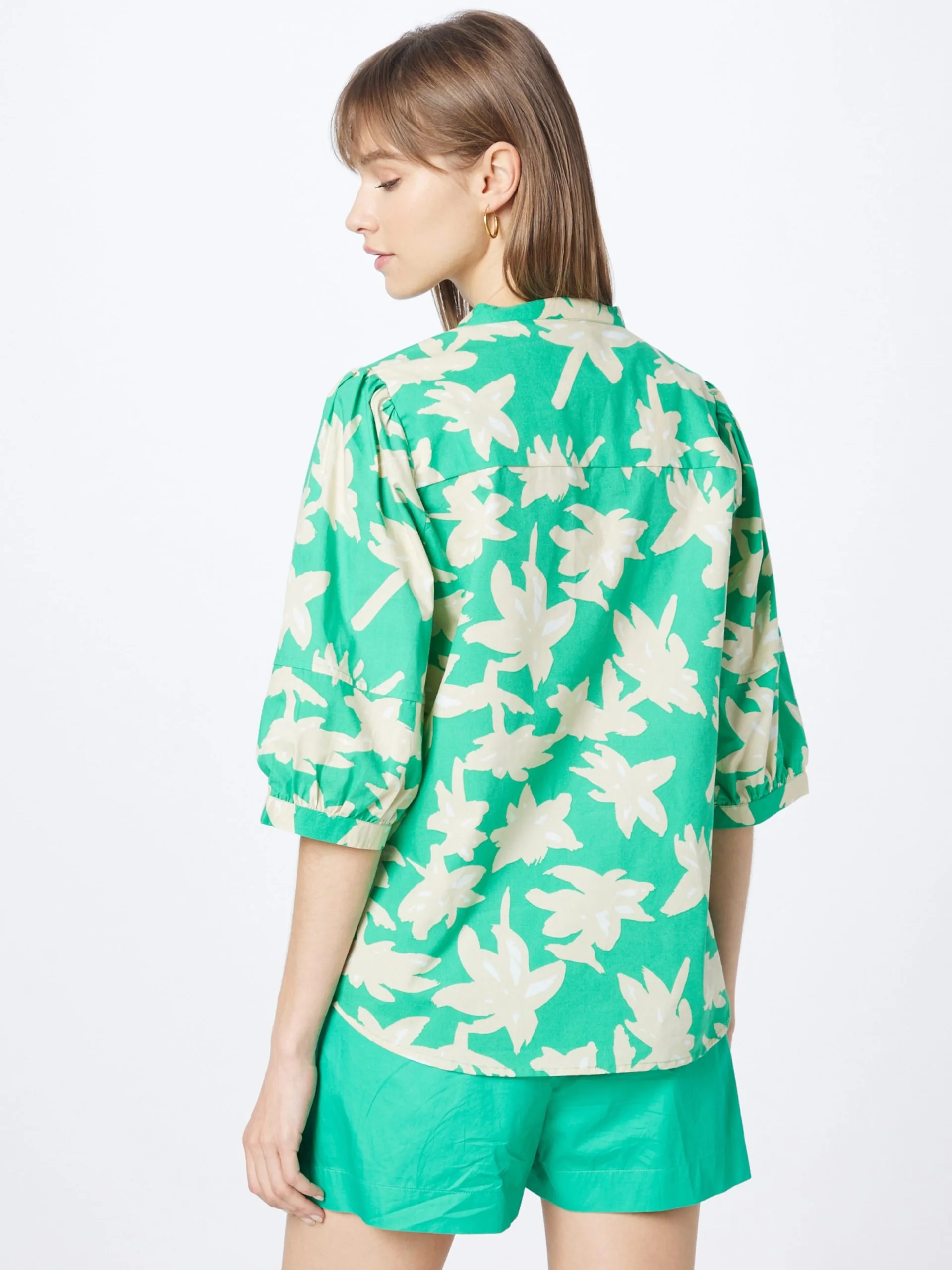 Coster Copenhagen Blouses Met Korte Mouw Blouse Dames Groen 4 Coster Copenhagen Blouses Met Korte Mouw Blouse Dames Groen - Afbeelding 4