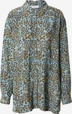 MOSS COPENHAGEN Overhemden Blouse Katriana Dames Lichtblauw