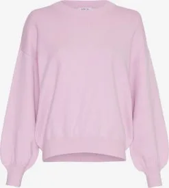 MOSS COPENHAGEN Basic Truien Trui Dames Lila / Lavendel