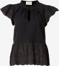 Blouses Met Korte Mouw Blouse Anna Dames Zwart