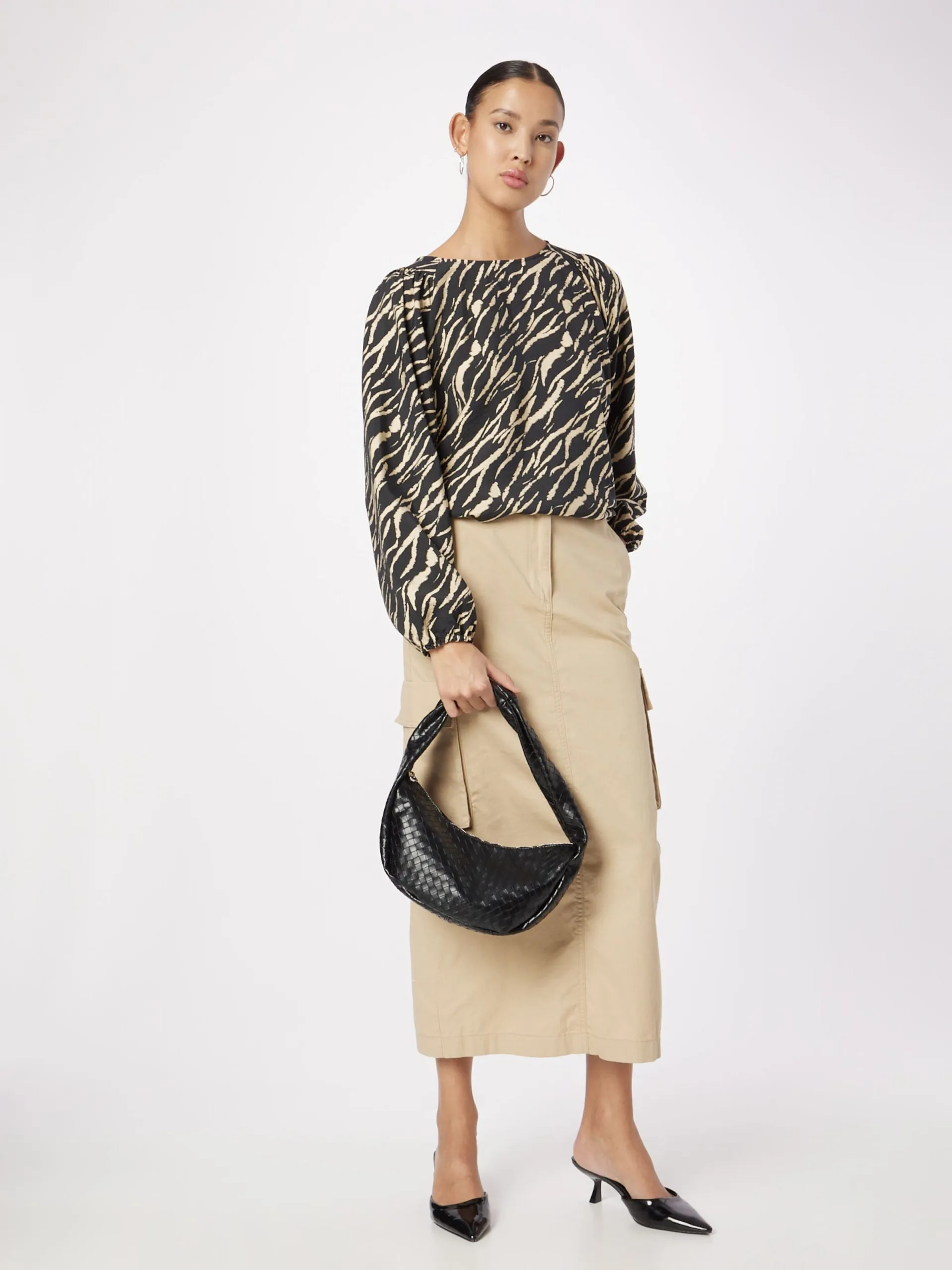 MOSS COPENHAGEN Blouseshirts Blouse Janaya Benina Dames Zwart 4 MOSS COPENHAGEN Blouseshirts Blouse Janaya Benina Dames Zwart - Afbeelding 4