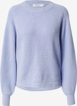 MOSS COPENHAGEN Basic Truien Trui Calie Dames Lichtblauw