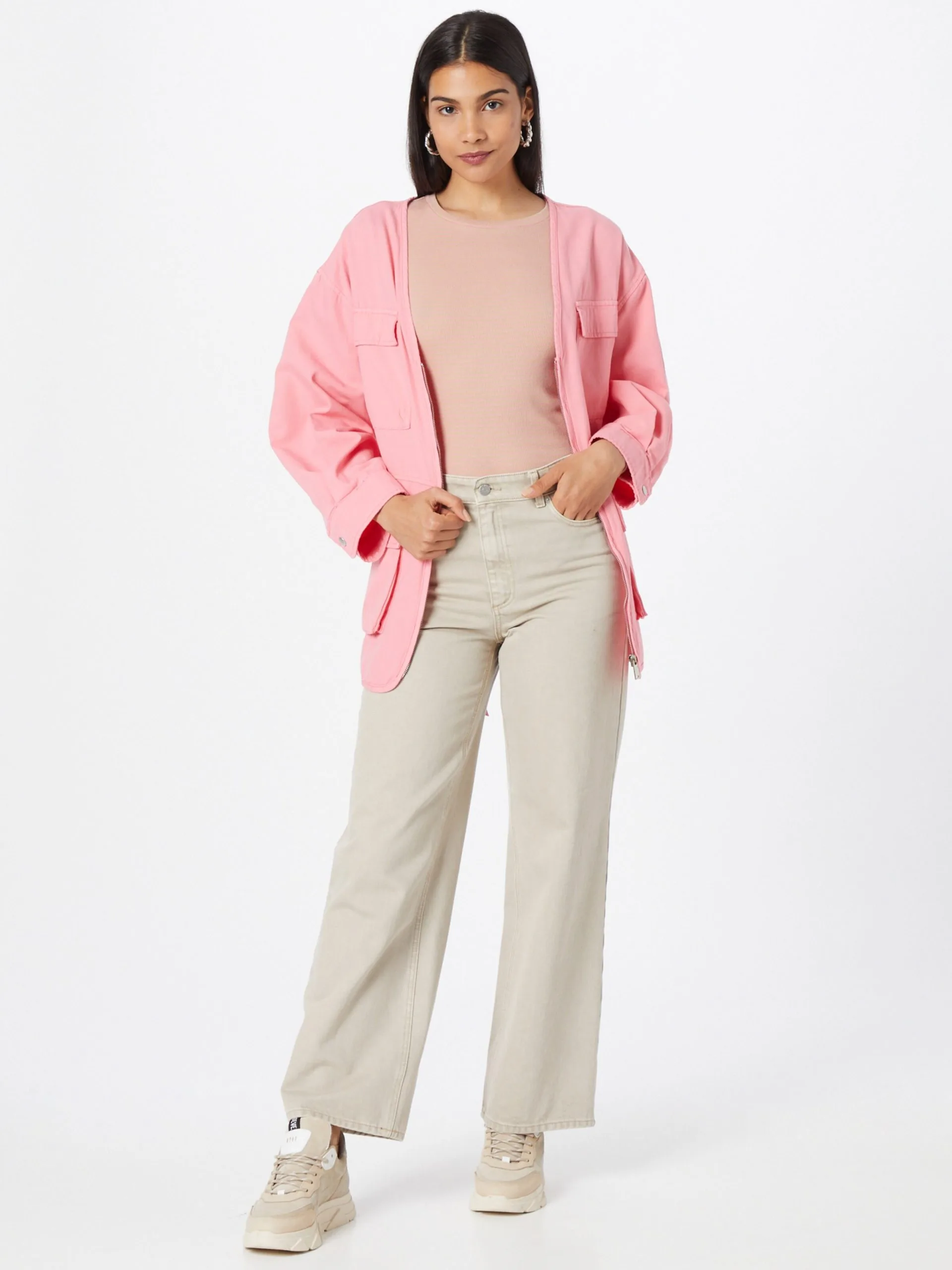 Longsleeves Shirt Dames Lichtbeige 5 Longsleeves Shirt Dames Lichtbeige - Afbeelding 5