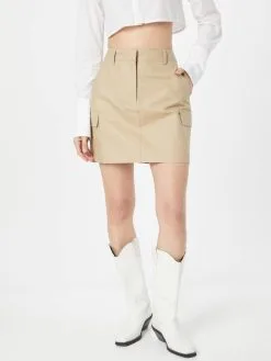 MOSS COPENHAGEN Mini Rokken Rok Josefine Dames Lichtbruin 7 MOSS COPENHAGEN Mini Rokken Rok Josefine Dames Lichtbruin -Moss Copenhagen Verkoop f0a5838f0fc2af91e16b9bb2891e422d