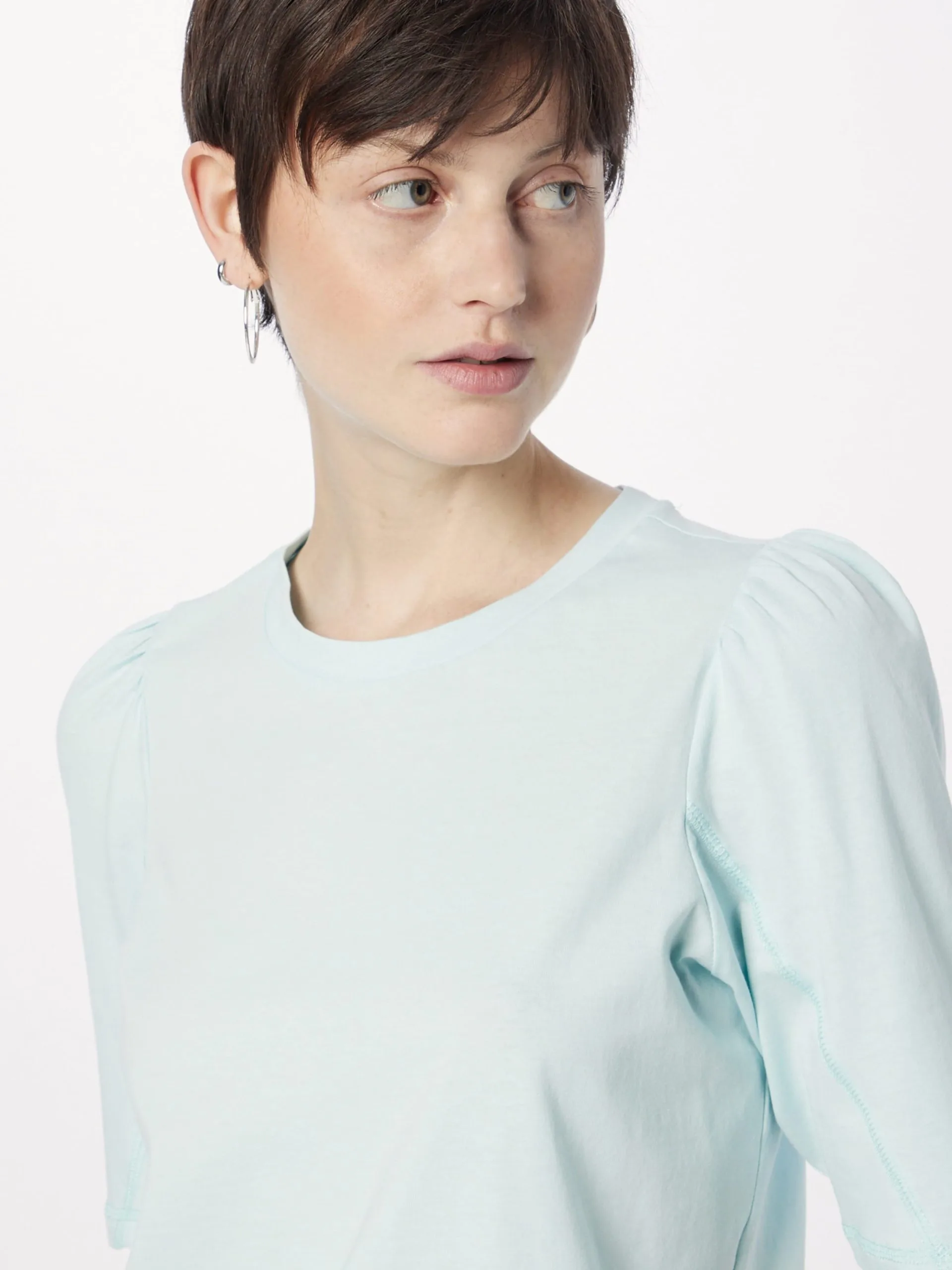 MOSS COPENHAGEN T-shirts Shirt Tiffa Dames Lichtblauw 2 MOSS COPENHAGEN T-shirts Shirt Tiffa Dames Lichtblauw - Afbeelding 2