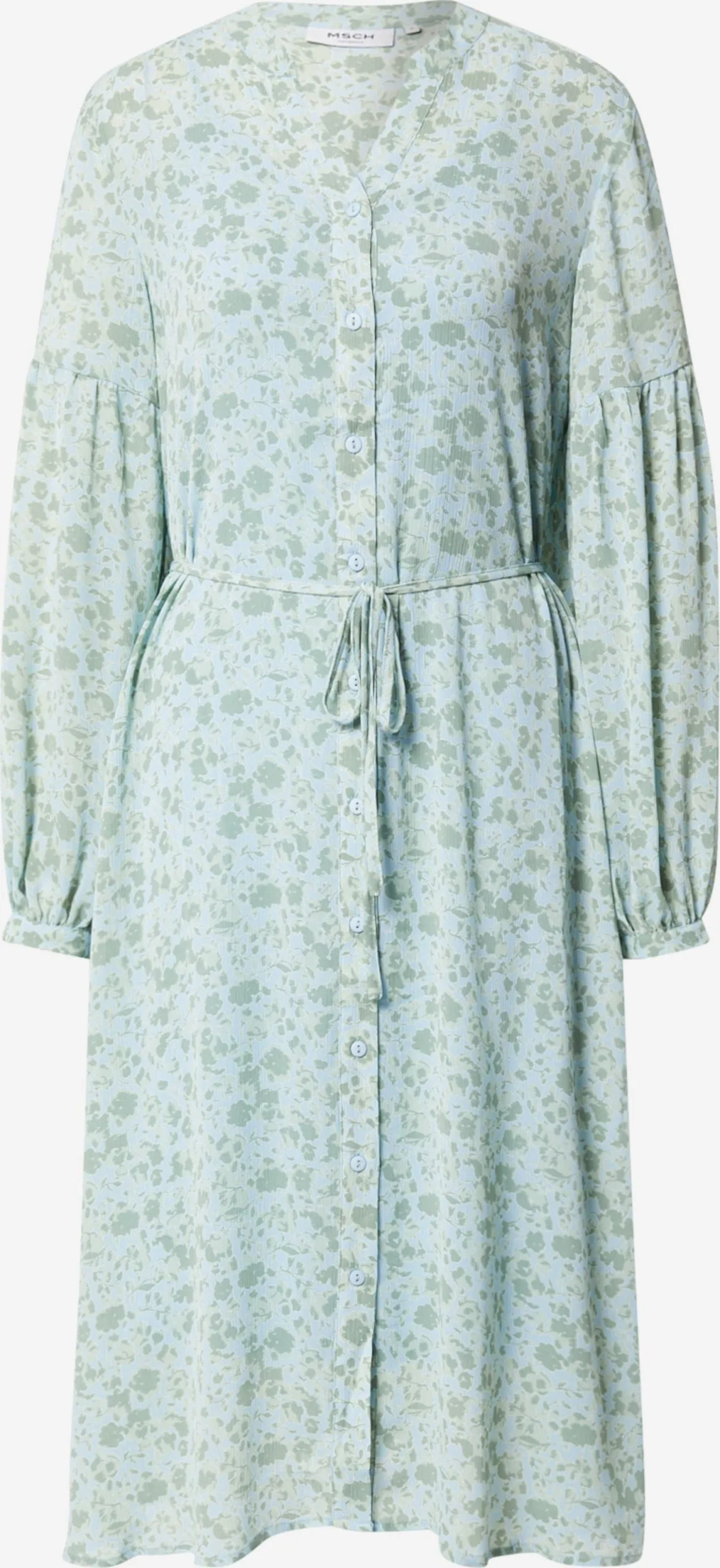 MOSS COPENHAGEN Blousejurken Blousejurk Jasia Rikkelie Dames Pastelgroen 1 MOSS COPENHAGEN Blousejurken Blousejurk Jasia Rikkelie Dames Pastelgroen