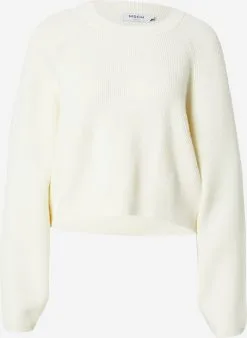 MOSS COPENHAGEN Fijngebreide Truien Trui Dames Crème