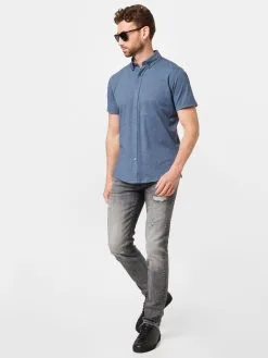 Casual Overhemden Regular Fit Overhemd Hudson Heren Blauw Gemêleerd 9 Casual Overhemden Regular Fit Overhemd Hudson Heren Blauw Gemêleerd -Moss Copenhagen Verkoop f700820c31b1dad1d2cddcbdb933684d