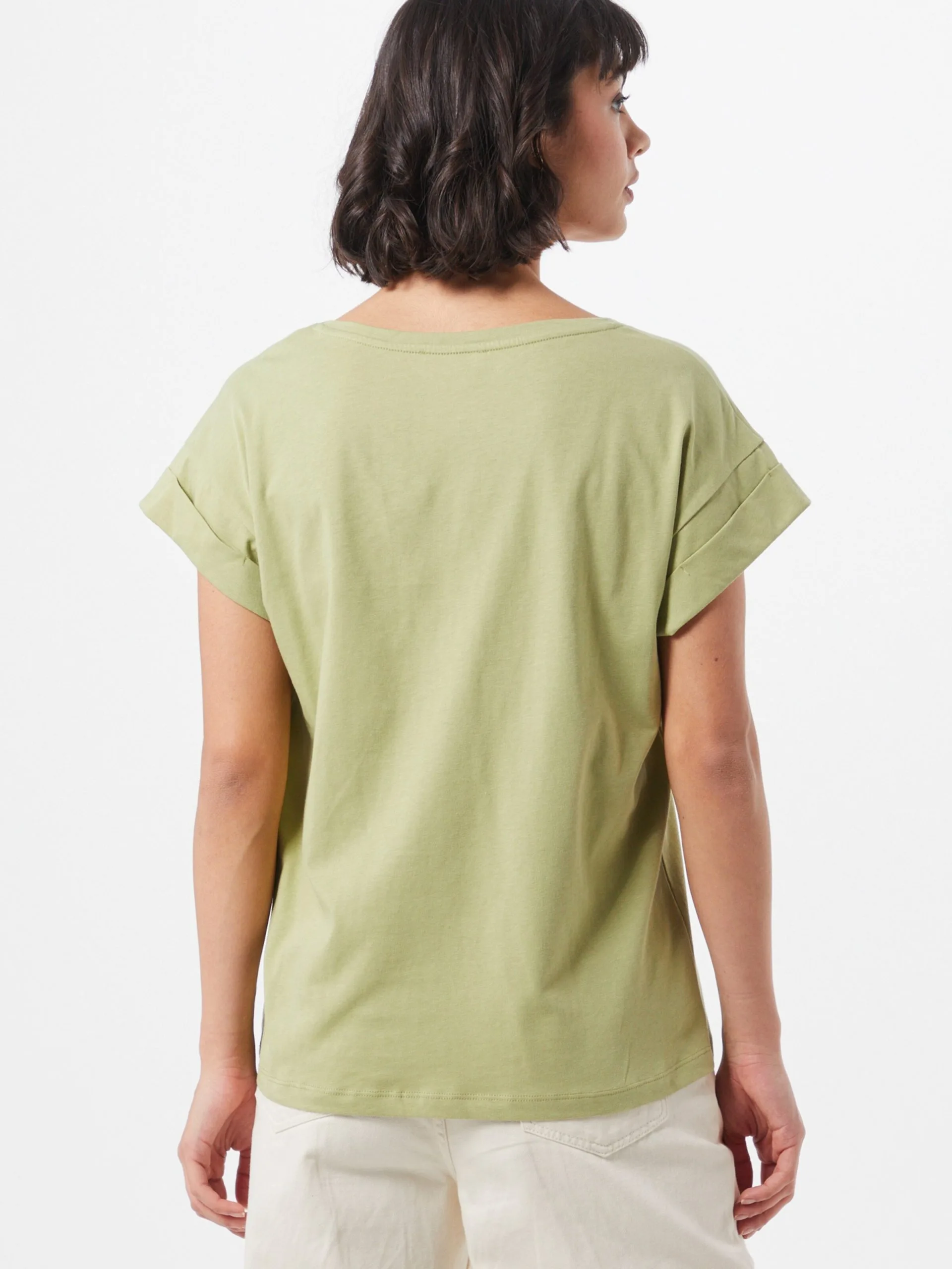MOSS COPENHAGEN T-shirts Shirt Alva Dames Olijfgroen 3 MOSS COPENHAGEN T-shirts Shirt Alva Dames Olijfgroen - Afbeelding 3