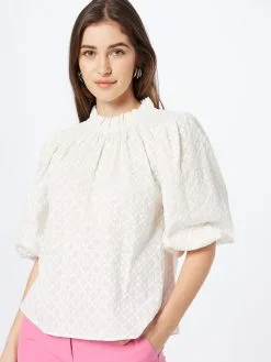 Blouses Met Korte Mouw Blouse Ellis Dames Natuurwit 7 Blouses Met Korte Mouw Blouse Ellis Dames Natuurwit -Moss Copenhagen Verkoop f890d80e9a101e8cc11a1d0a76047e82