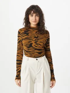 Fijngebreide Truien Trui Dames Bruin 7 Fijngebreide Truien Trui Dames Bruin -Moss Copenhagen Verkoop fa1bed0de4127a0ce69aaa58bc02f327