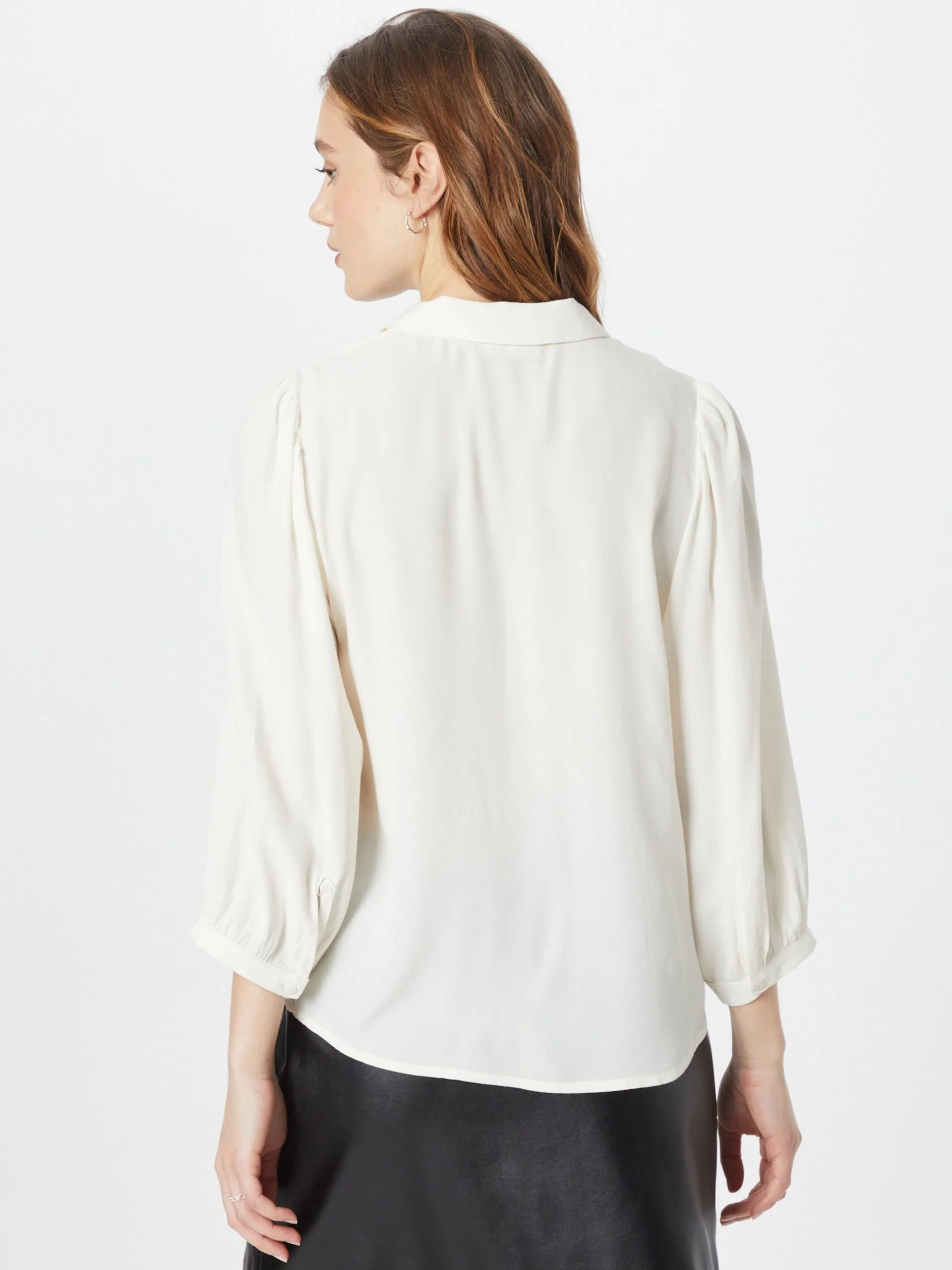 MOSS COPENHAGEN Blouses Met Korte Mouw Blouse Galiena Dames Crème 4 MOSS COPENHAGEN Blouses Met Korte Mouw Blouse Galiena Dames Crème - Afbeelding 4