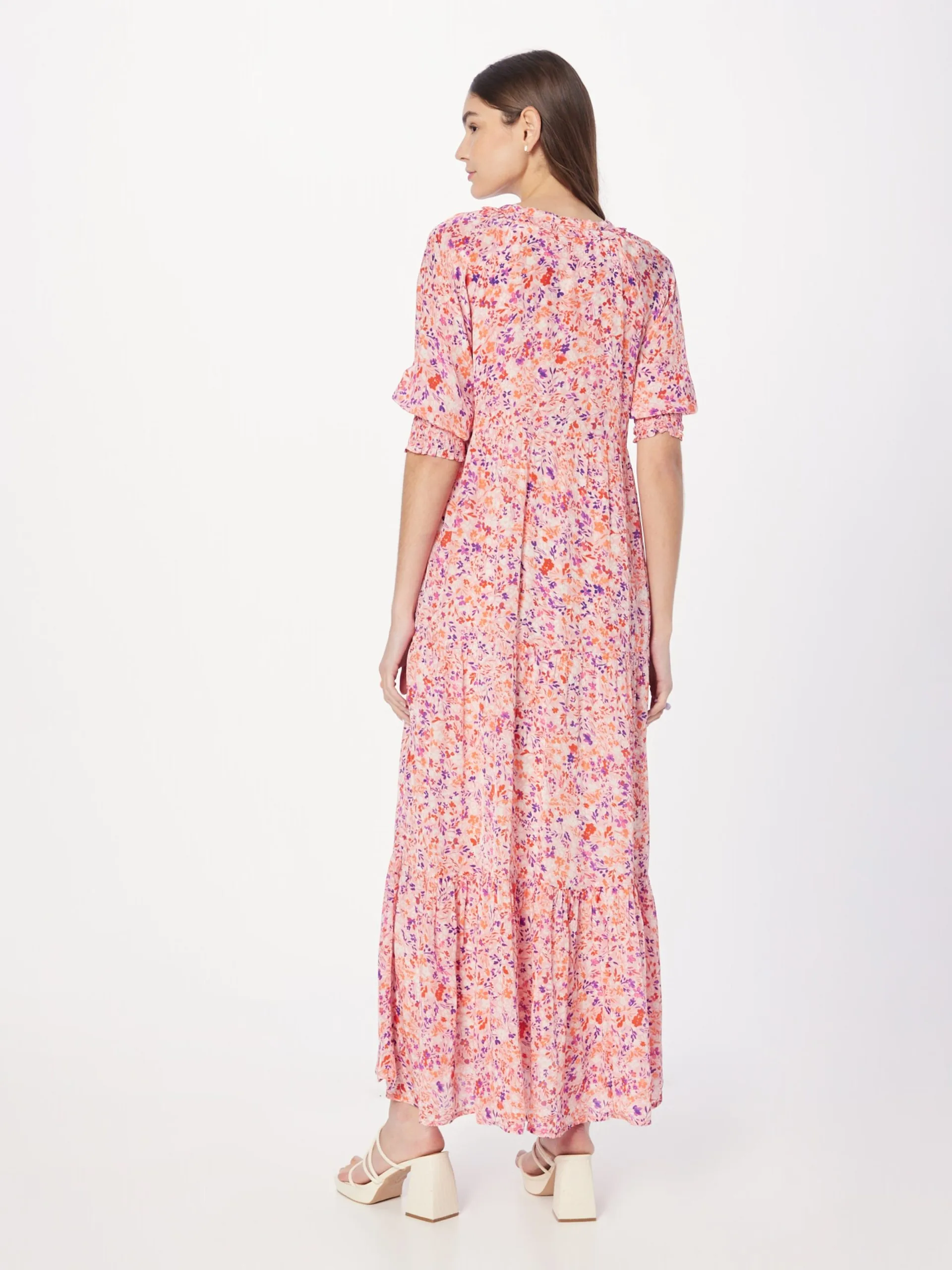 Maxi Jurken Jurk Brinley Dames Pink 4 Maxi Jurken Jurk Brinley Dames Pink - Afbeelding 4