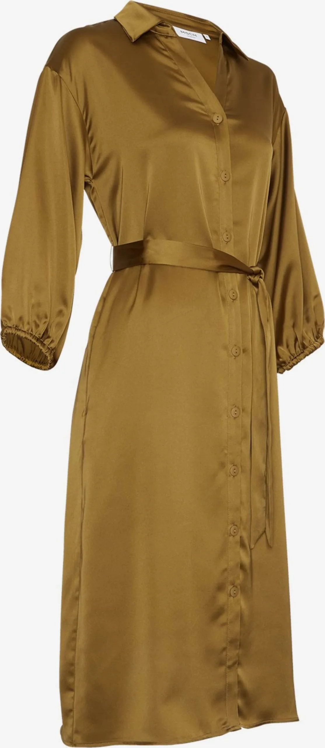 MOSS COPENHAGEN Blousejurken Blousejurk Orianne Jeanita Dames Olijfgroen 2 MOSS COPENHAGEN Blousejurken Blousejurk Orianne Jeanita Dames Olijfgroen - Afbeelding 2